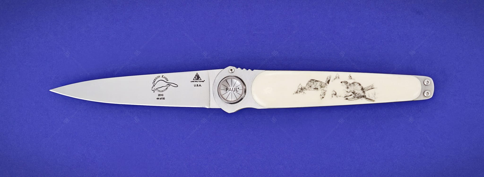 Lone Wolf Knives нож Paul Defender Beavers