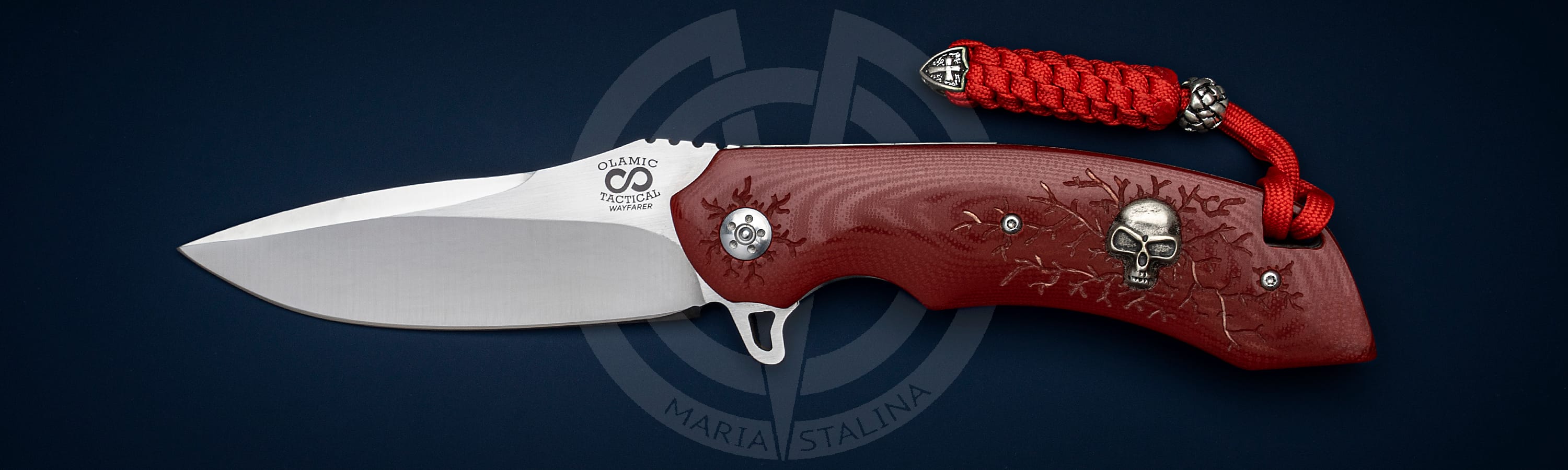 Olamic Cutlery нож Wayfarer Red