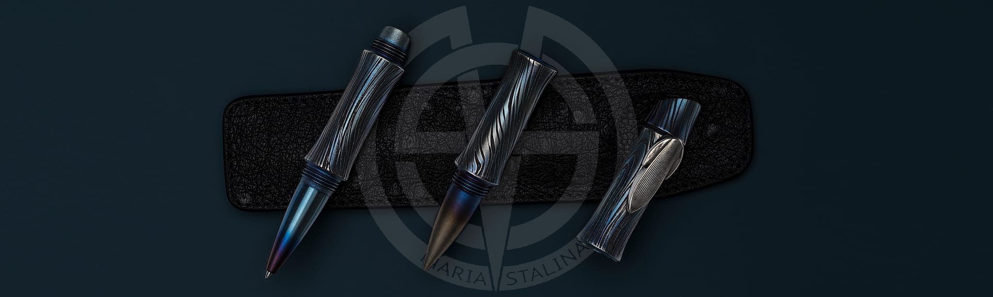 Kamikaze blue tactical pen Streltsov P&A_2