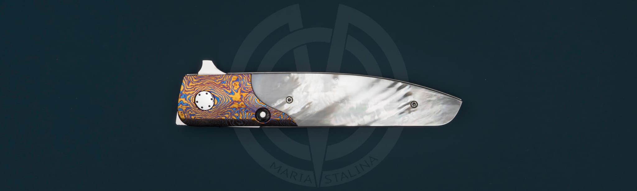 Jean-Pierre Martin нож City Timascus Clip_4