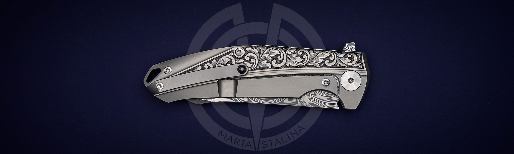 Reate Knives нож K1 Engraved Titanium_5