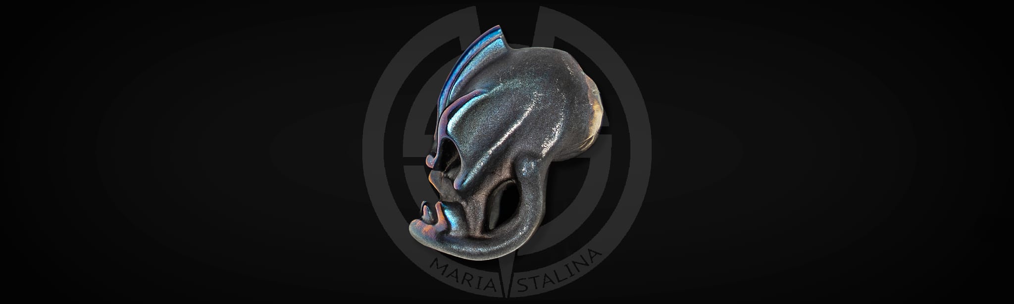 Темлячная бусина Starlingear MF кобальт 4121_2
