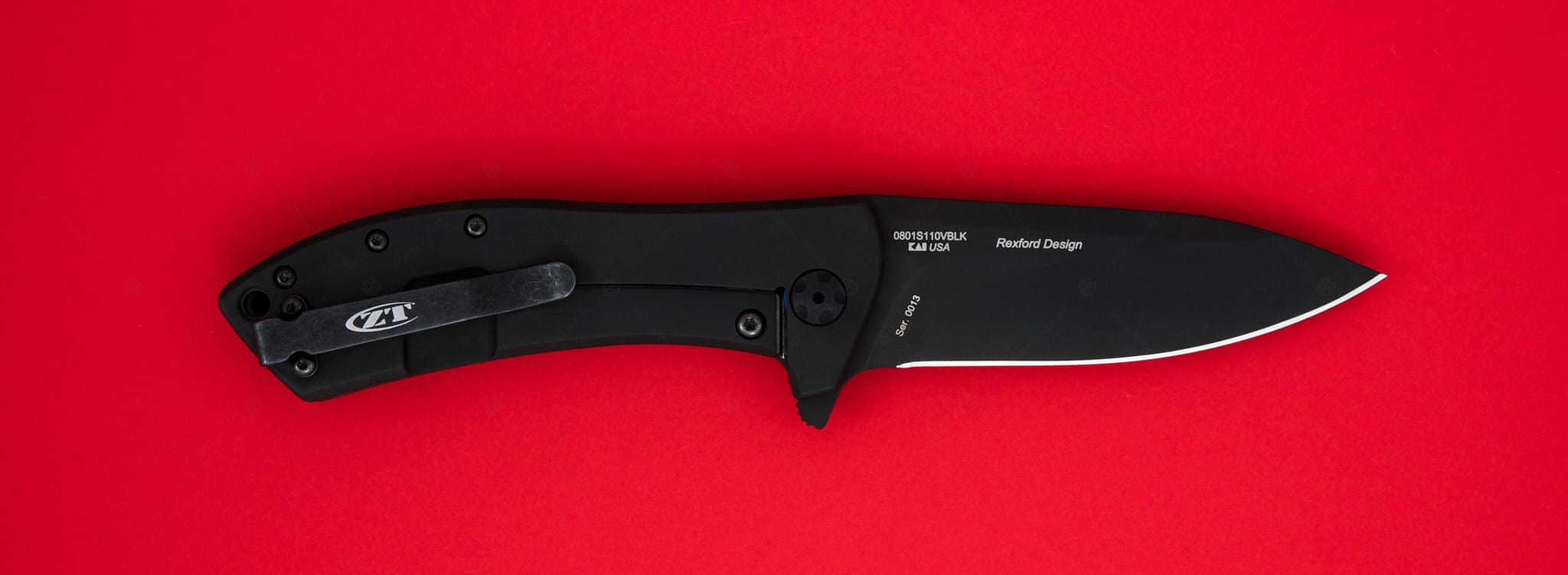ZT нож 0801 Rexford Black DLC S110V #13_1