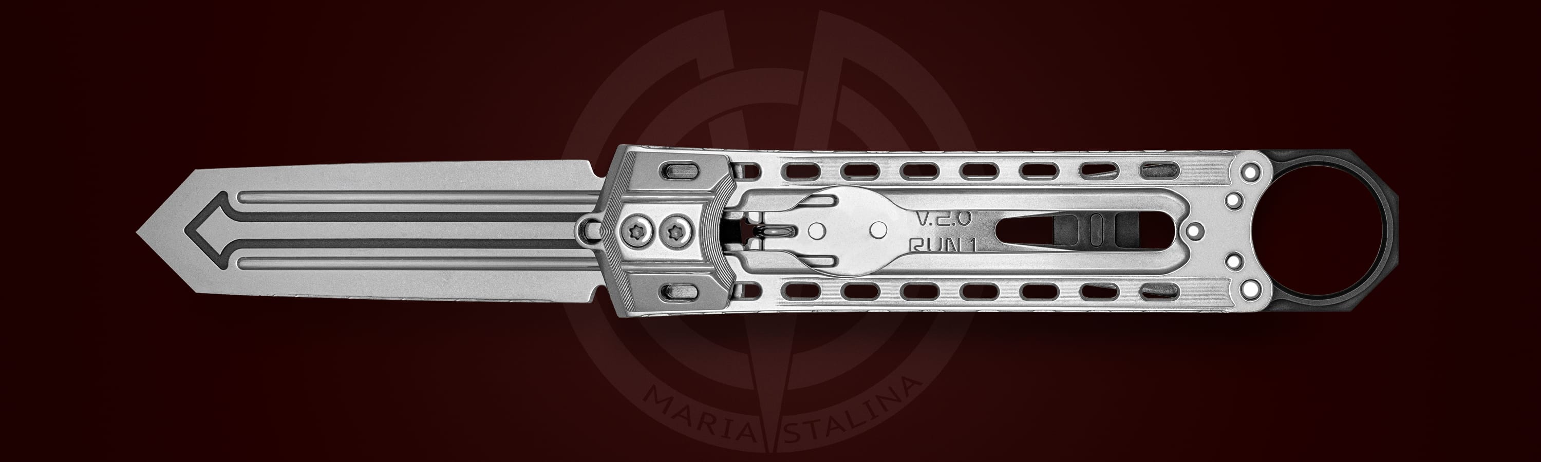 The knife Cyrax Run 1 V.2.0 6/8 SiL Manufactory