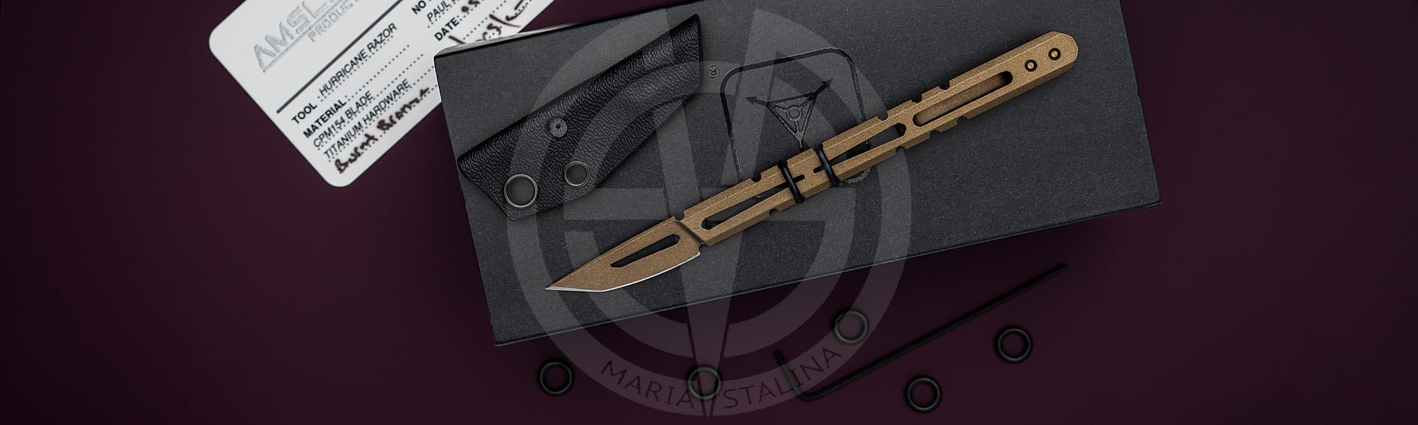 TAD скальпель Hurricane Razor Bronzed_4