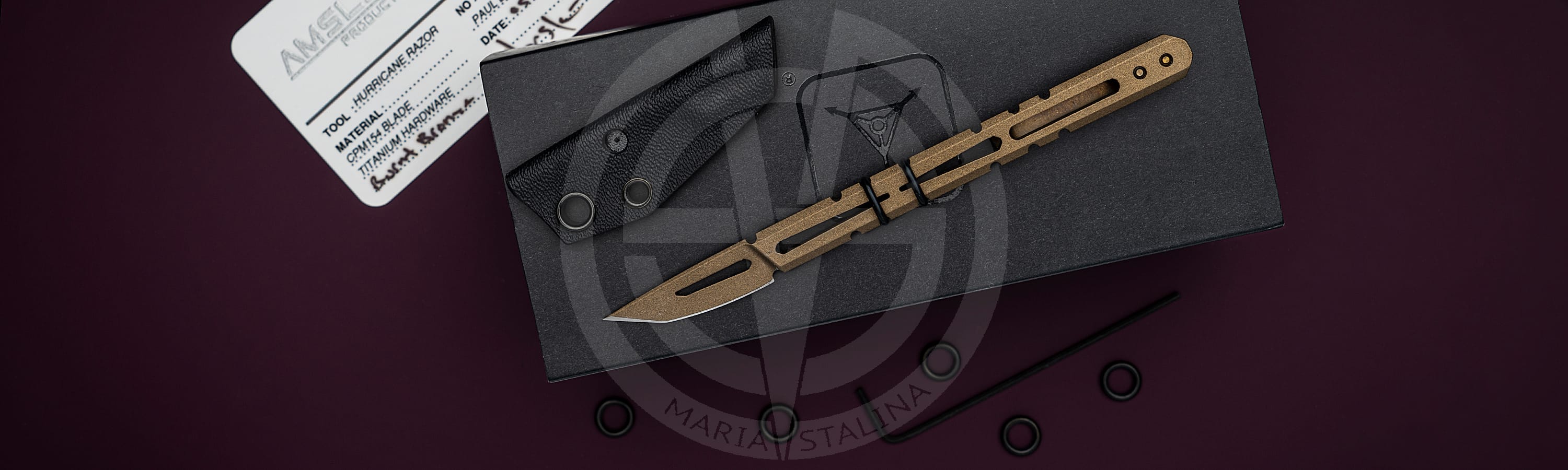 TAD скальпель Hurricane Razor Bronzed_4