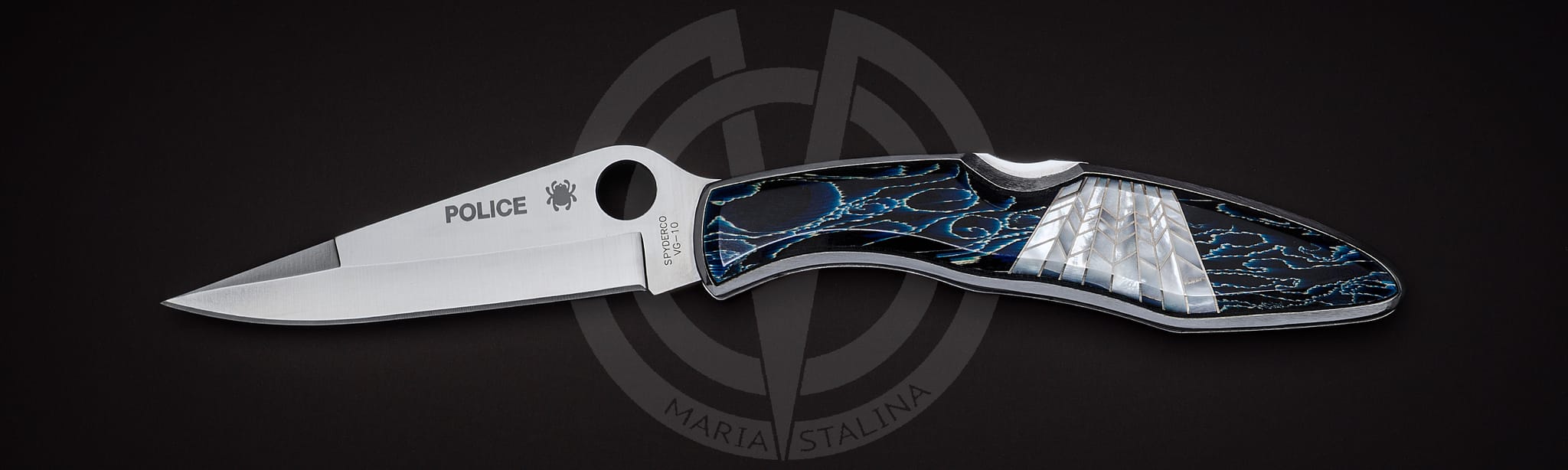 Spyderco нож Police Blue