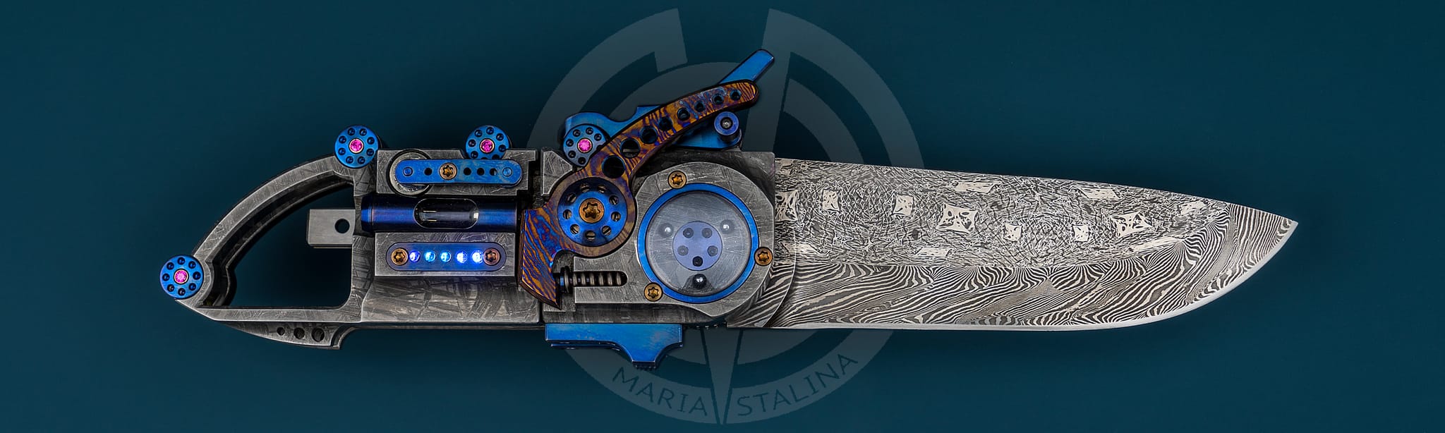 Stefan Steigerwald нож Steampunk Spall Electra_1