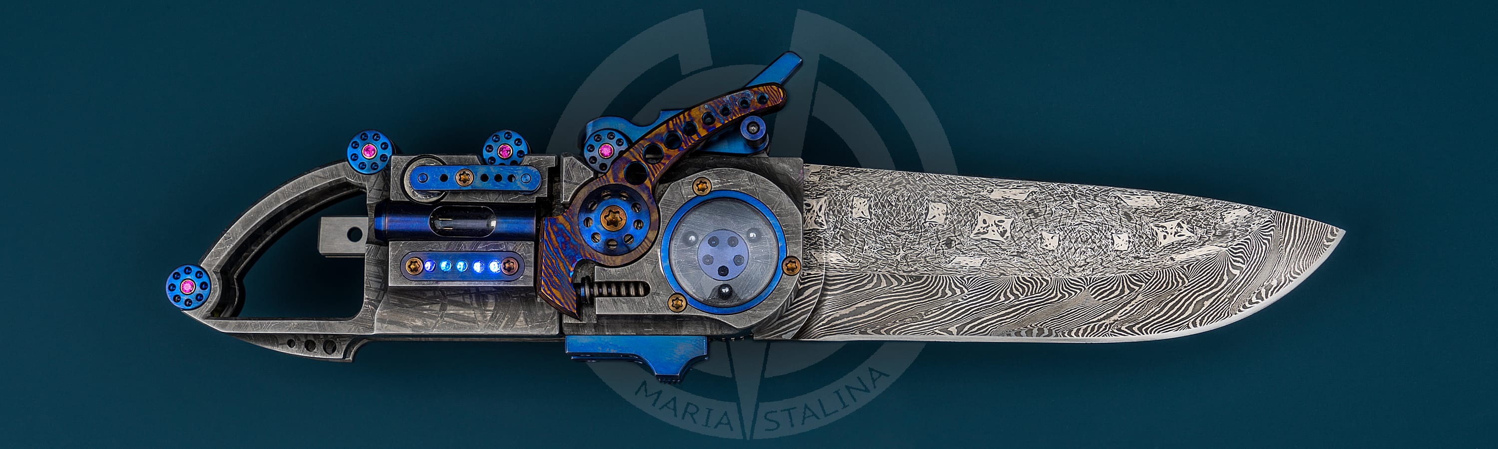Stefan Steigerwald нож Steampunk Spall Electra_1