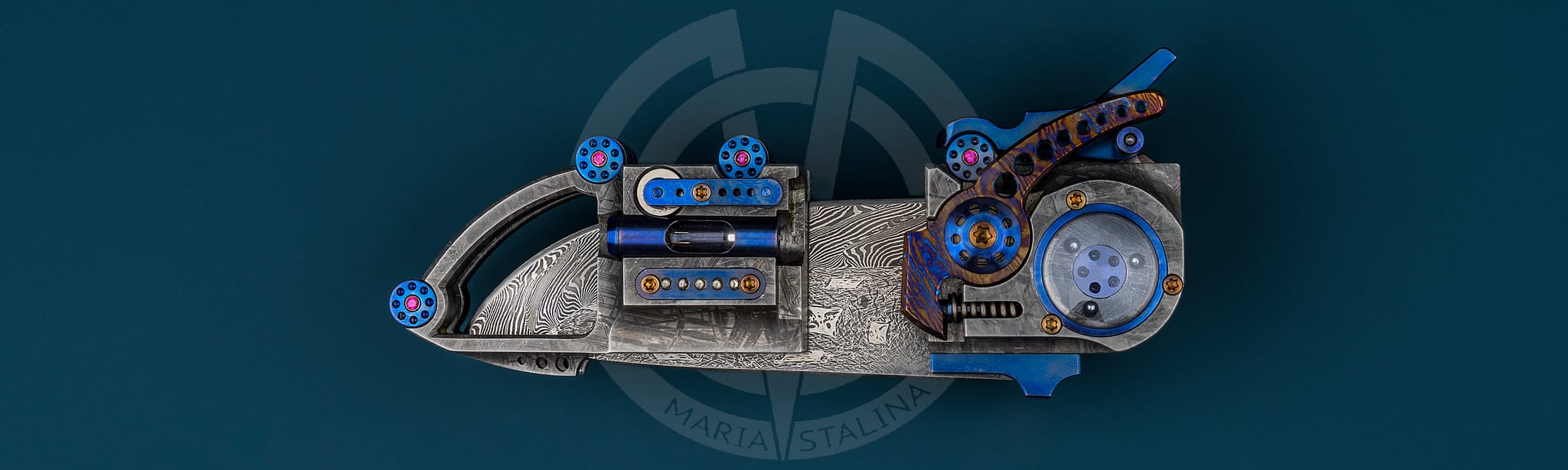 Stefan Steigerwald нож Steampunk Spall Electra_4
