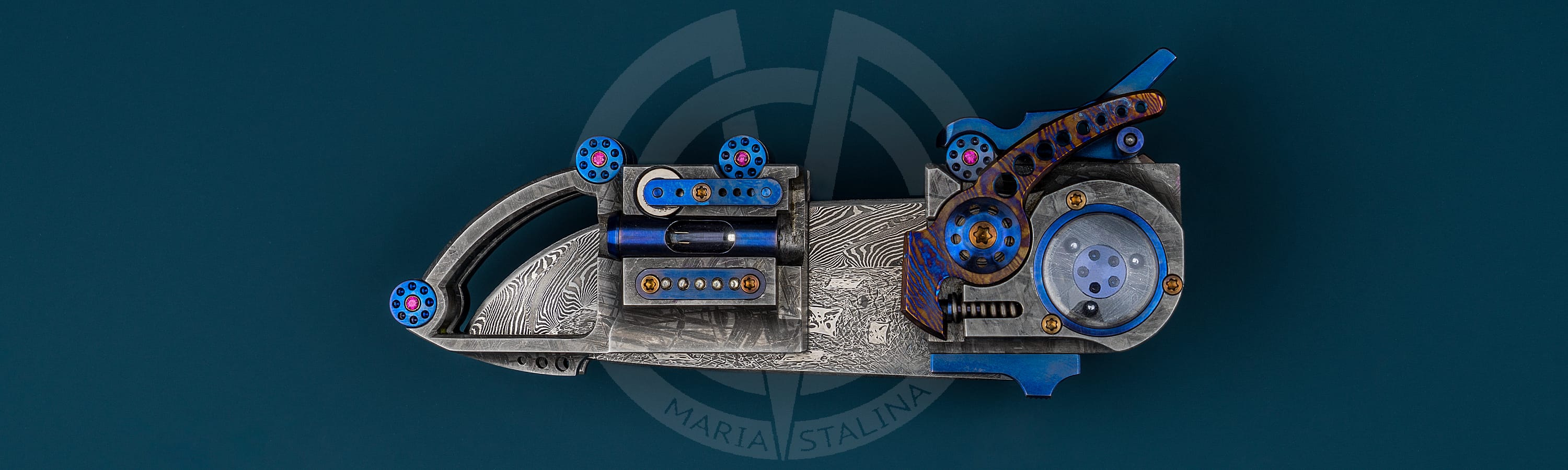 Stefan Steigerwald нож Steampunk Spall Electra_4