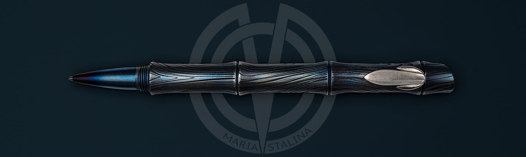 Kamikaze blue tactical pen Streltsov P&A