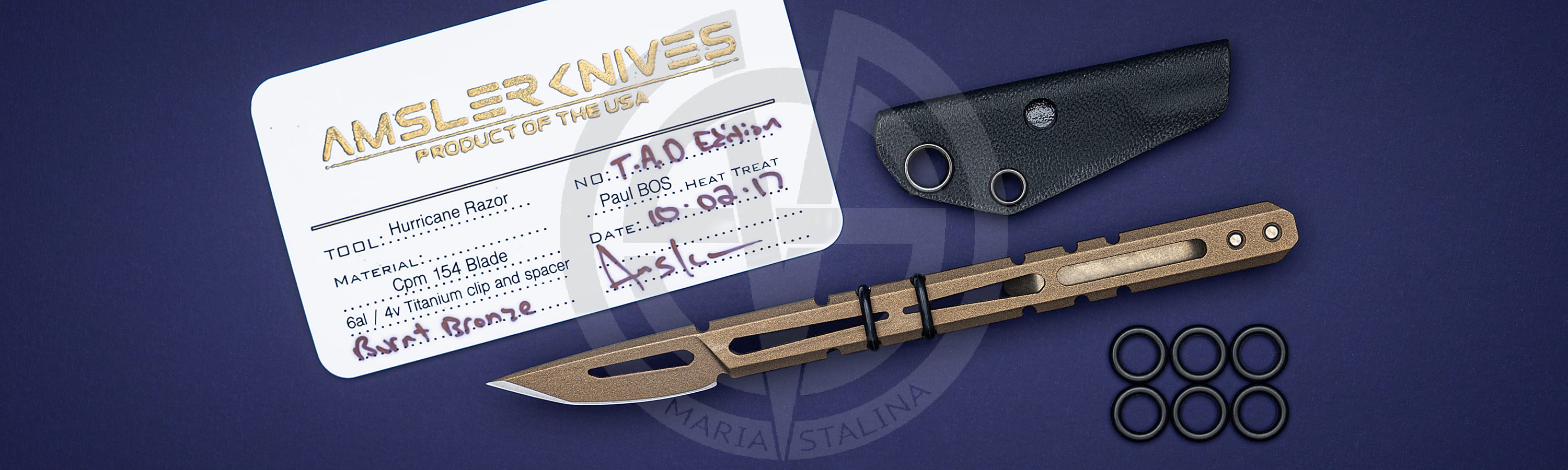 TAD скальпель Hurricane Razor Burnt Bronze_4