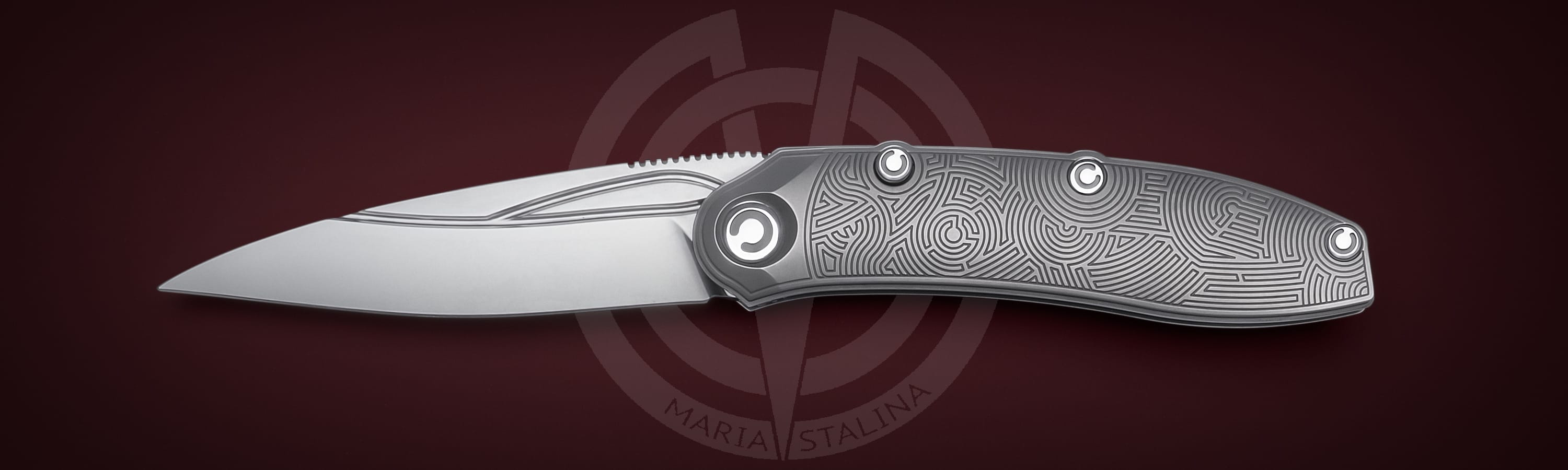 The knife Technoshaman BА Run1 Promo SiL Manufactory