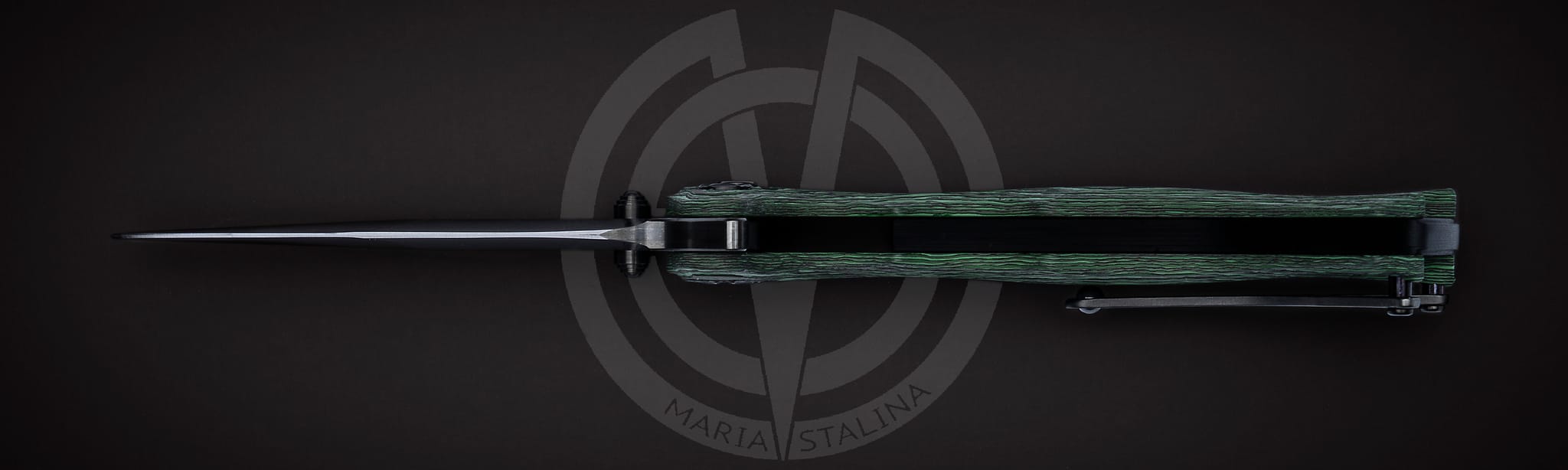 Brian Tighe Fighter San Mai Green_2 Brian Tighe Fighter San Mai Green_2