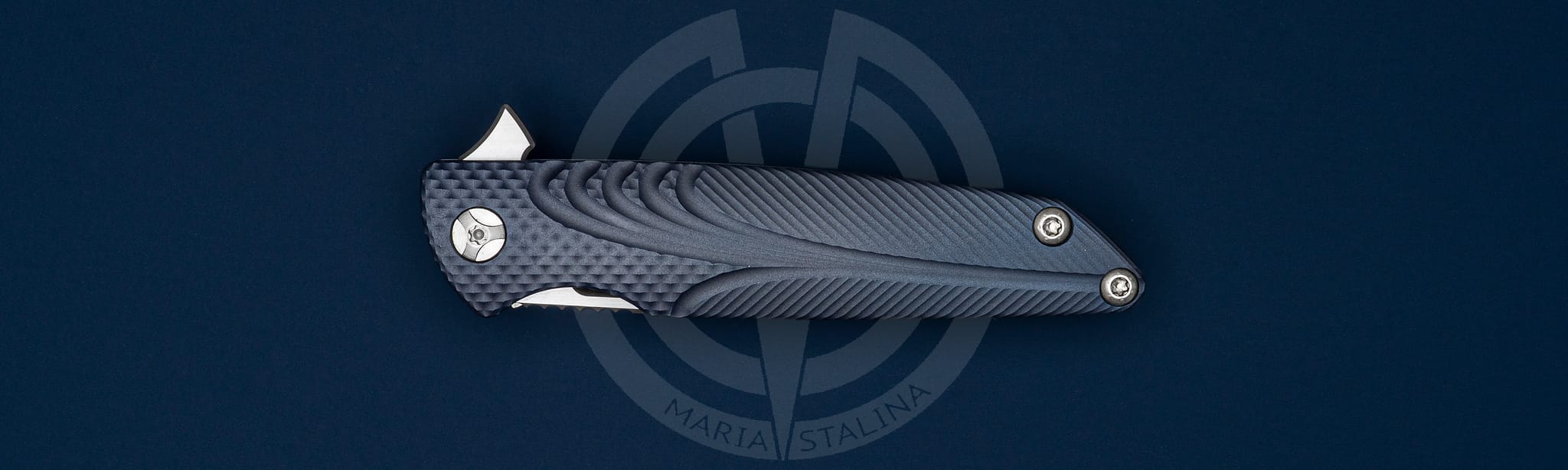 Brian Nadeau нож Typhoon Dark Blue_4