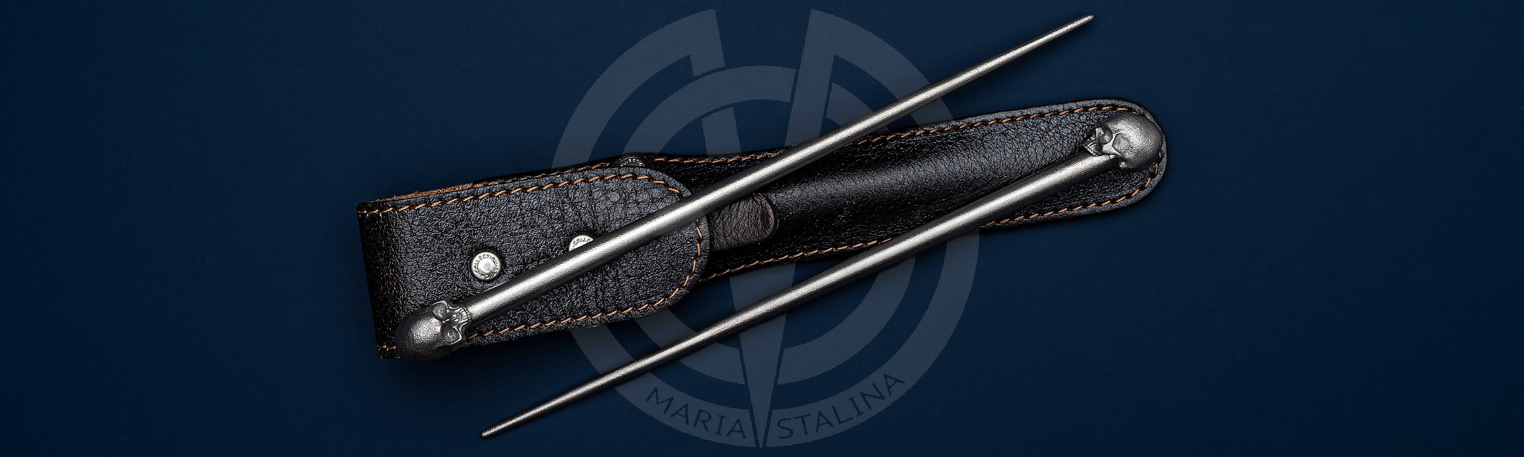 Черепа титановые палочки для еды Streltsov P&A