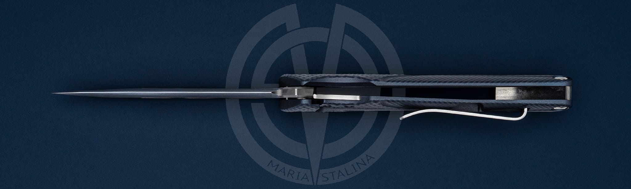 Brian Nadeau нож Typhoon Dark Blue_2