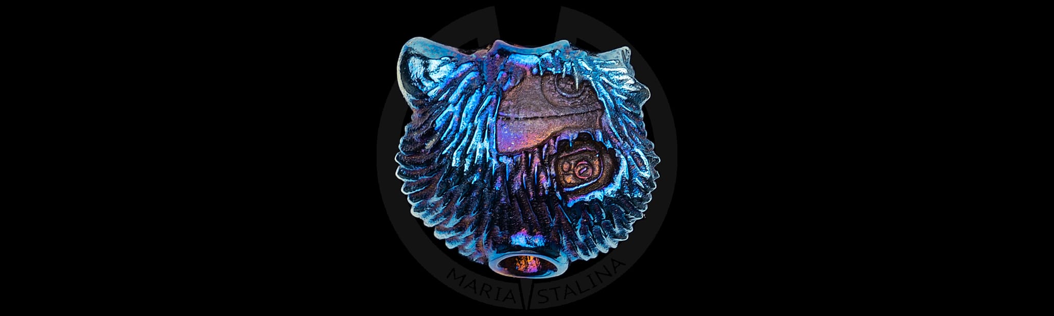 Темлячная бусина Васян Терминатор Mad Russian Heads_3