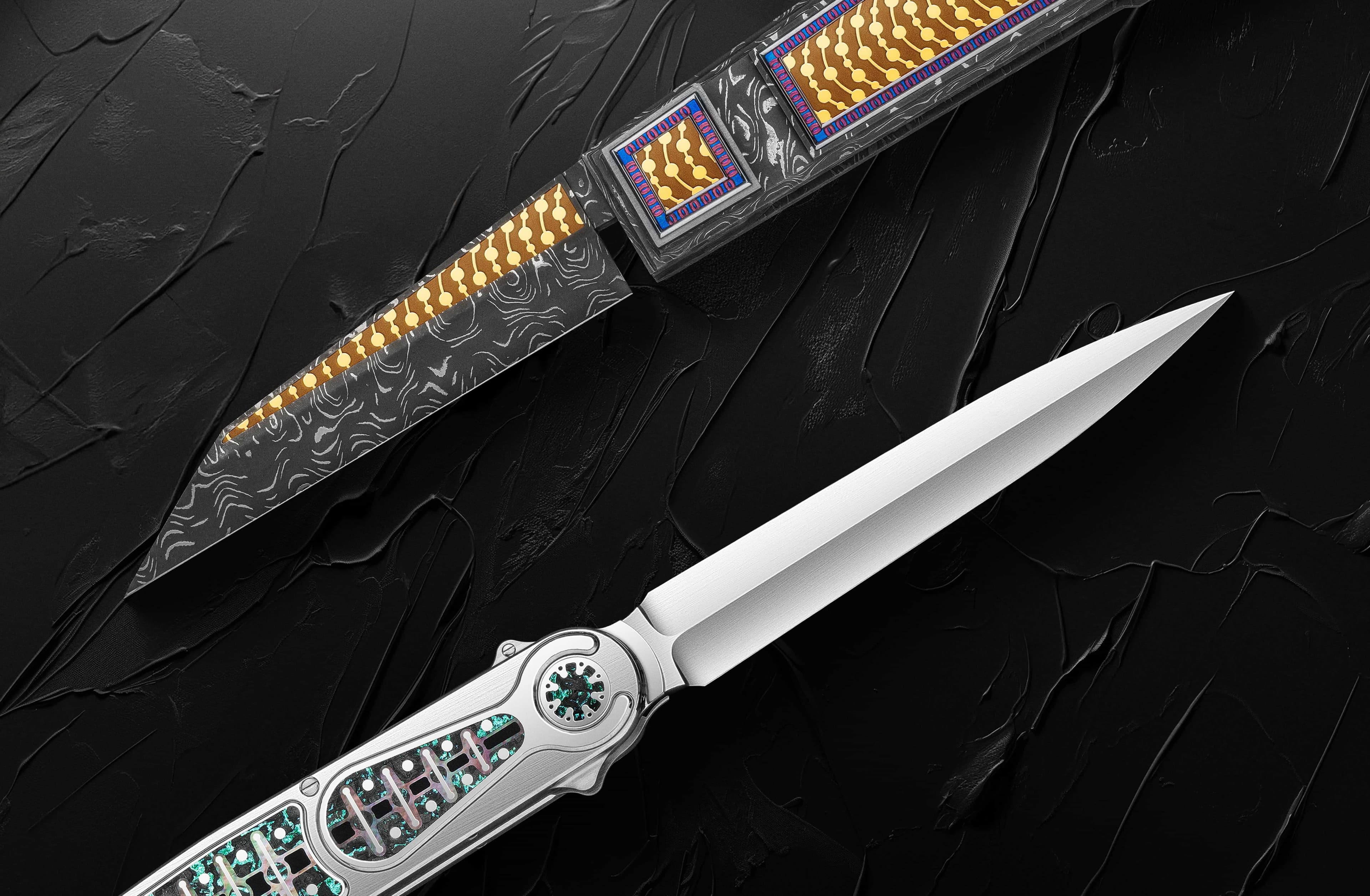 Unique relics of high-level blade artistry Reference knives