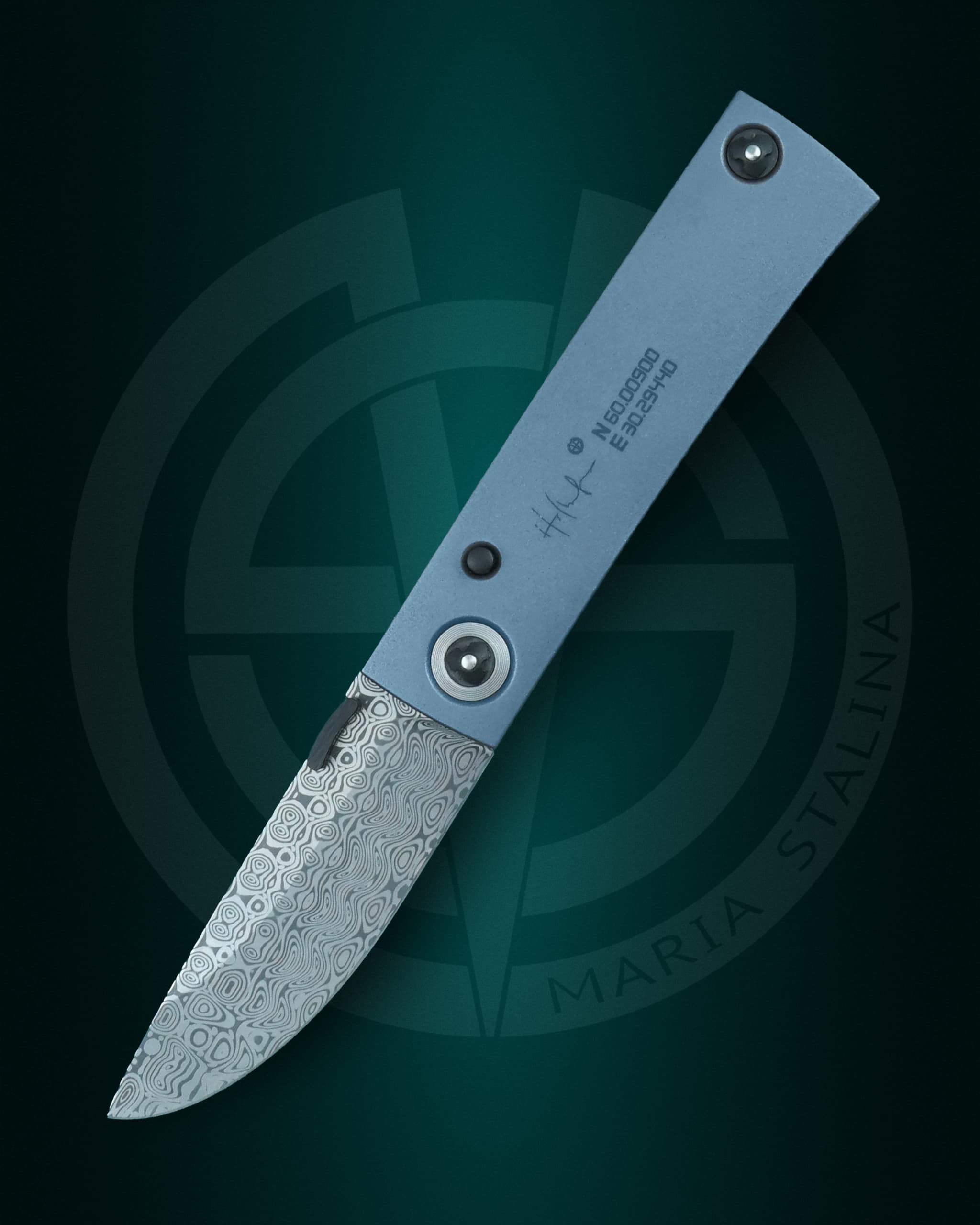 The knife Geidu Damascus SiL Manufactory The knife Geidu Damascus SiL Manufactory