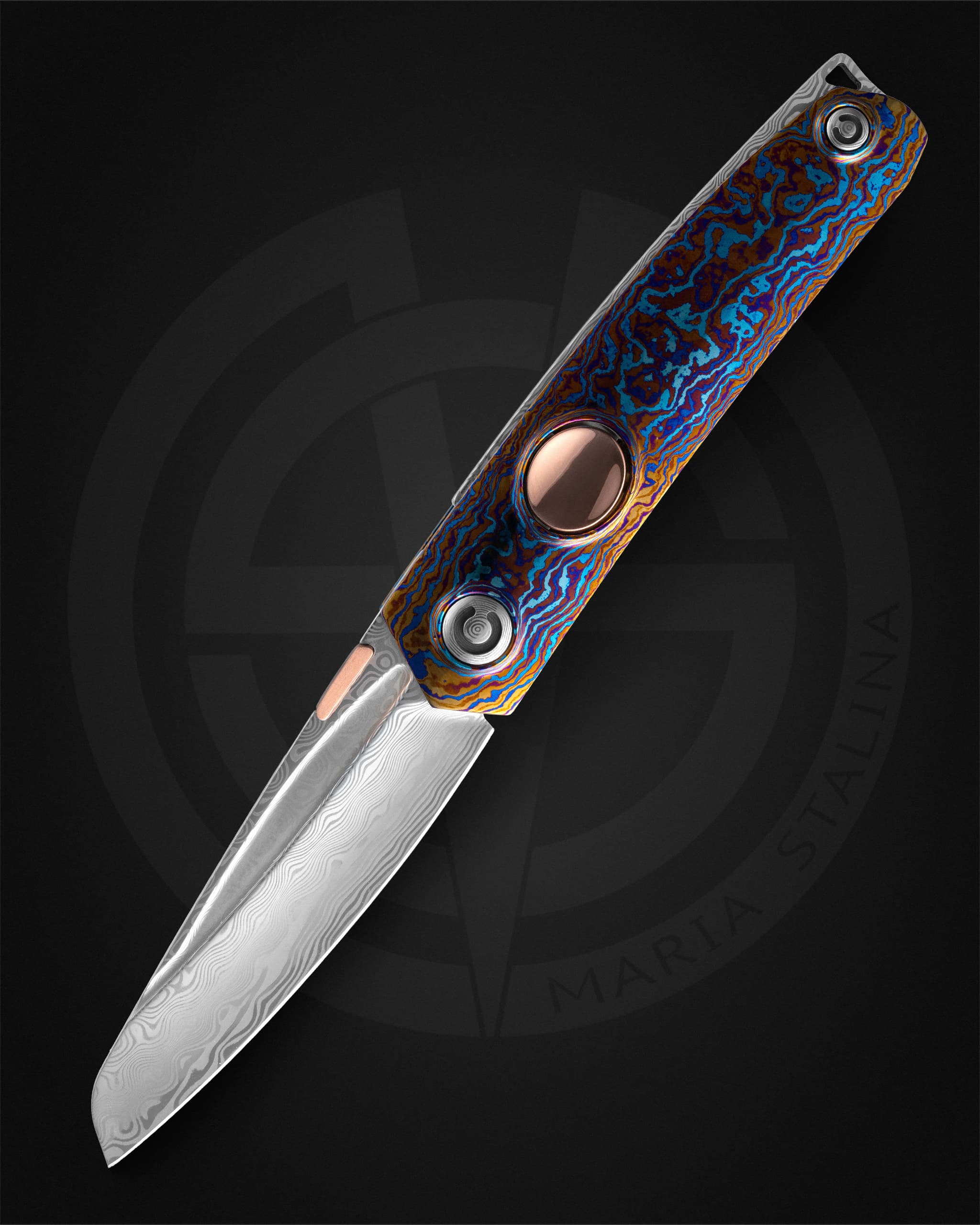 The knife Tachycardia Mandarin One Off SIL Manufactory The knife Tachycardia Mandarin One Off SIL Manufactory
