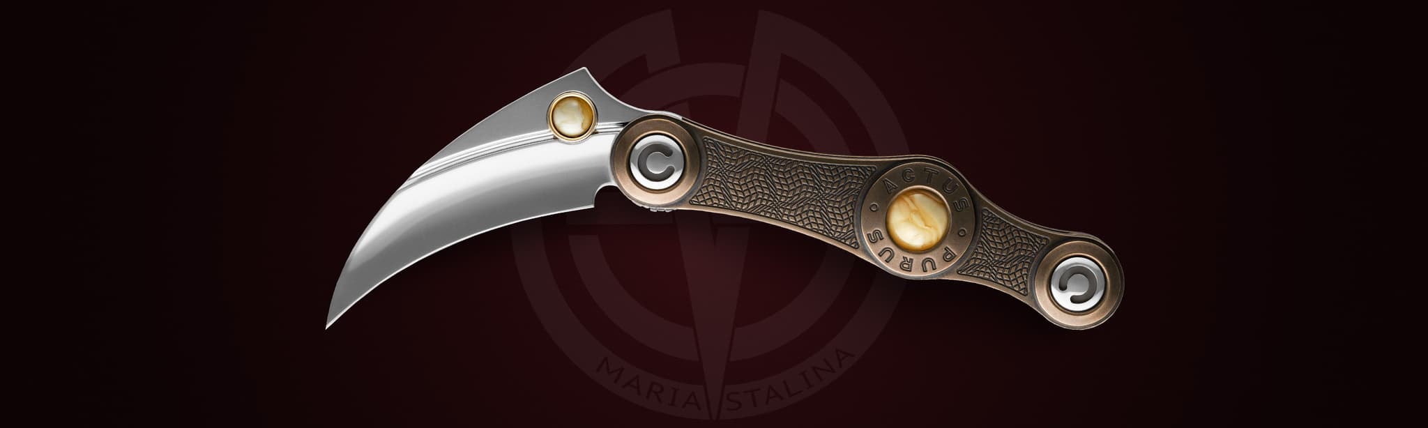The knife Actus Purus Esse Amber SIL Manufactory The knife Actus Purus Esse Amber SIL Manufactory
