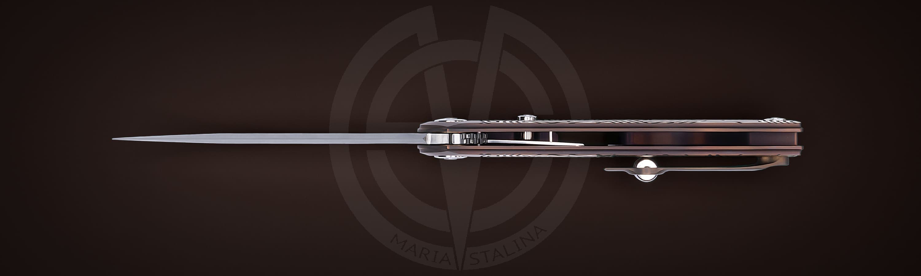 Нож Техношаман 2.0. Слим (Голд) 3/10 Мануфактура СиЛ_3 Нож Техношаман 2.0. Слим (Голд) 3/10 Мануфактура СиЛ_3