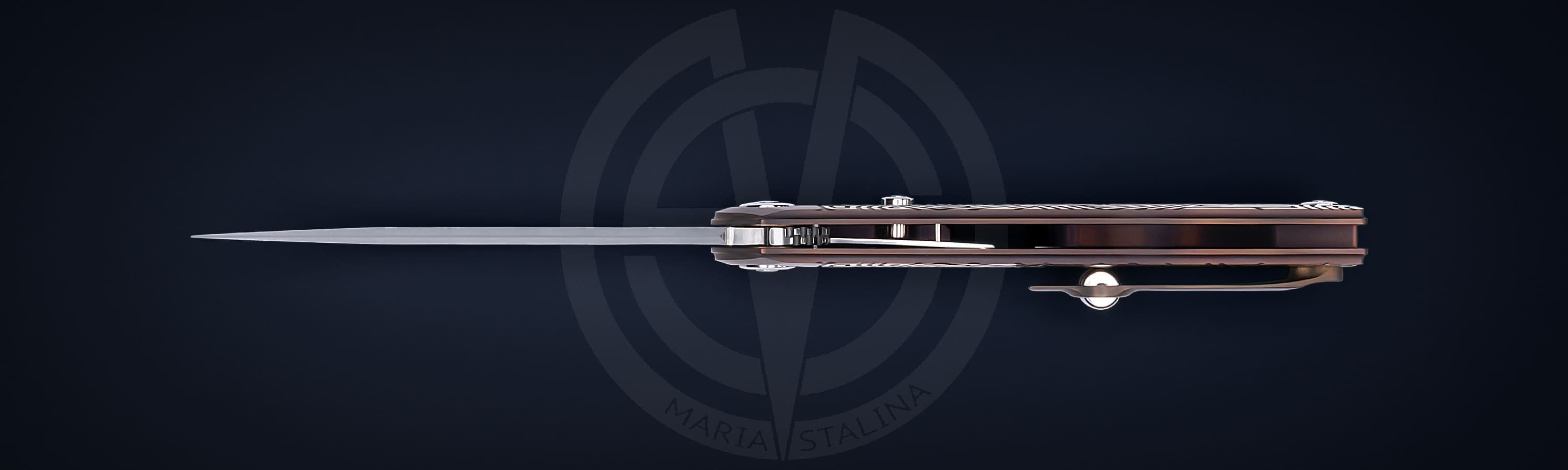 The knife Technoshaman 2.0. Slim (Gold) 6/10 SiL Manufactory_3 The knife Technoshaman 2.0. Slim (Gold) 6/10 SiL Manufactory_3