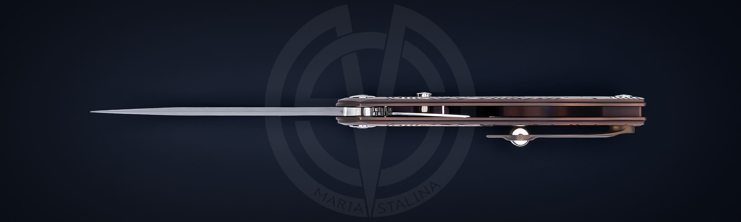 The knife Technoshaman 2.0. Slim (Gold) 6/10 SiL Manufactory_3 The knife Technoshaman 2.0. Slim (Gold) 6/10 SiL Manufactory_3