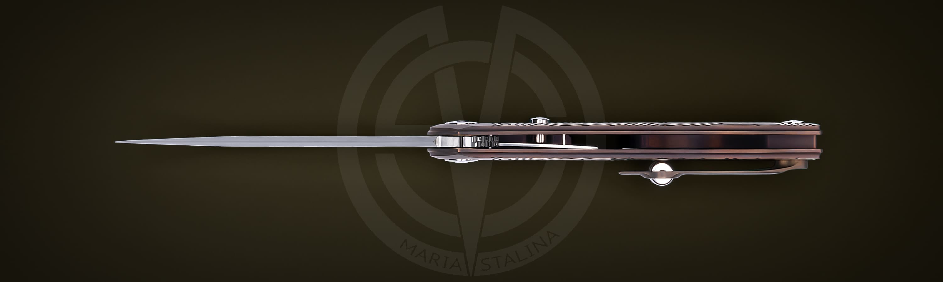 The knife Technoshaman 2.0. Slim (Gold) 9/10 SiL Мanufactory _3 The knife Technoshaman 2.0. Slim (Gold) 9/10 SiL Мanufactory _3