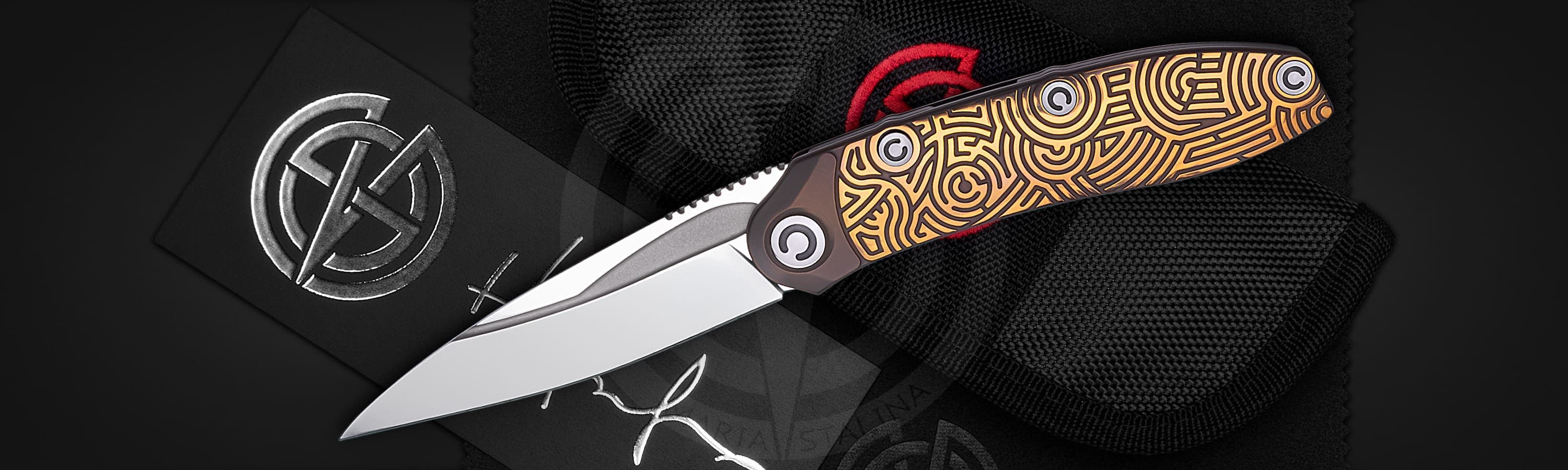 The knife Technoshaman 2.0. Slim (Gold) 5/10 SiL Manufactory_6 The knife Technoshaman 2.0. Slim (Gold) 5/10 SiL Manufactory_6