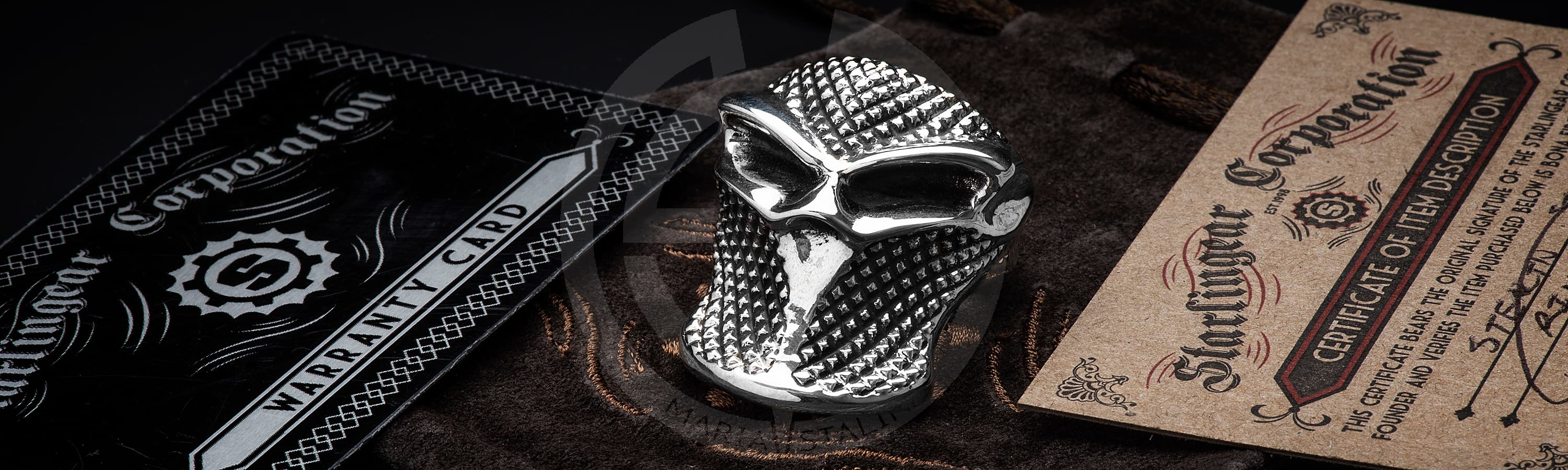 Starlingear Stealth Blade Checkered Puncher Ring Starlingear Stealth Blade Checkered Puncher Ring