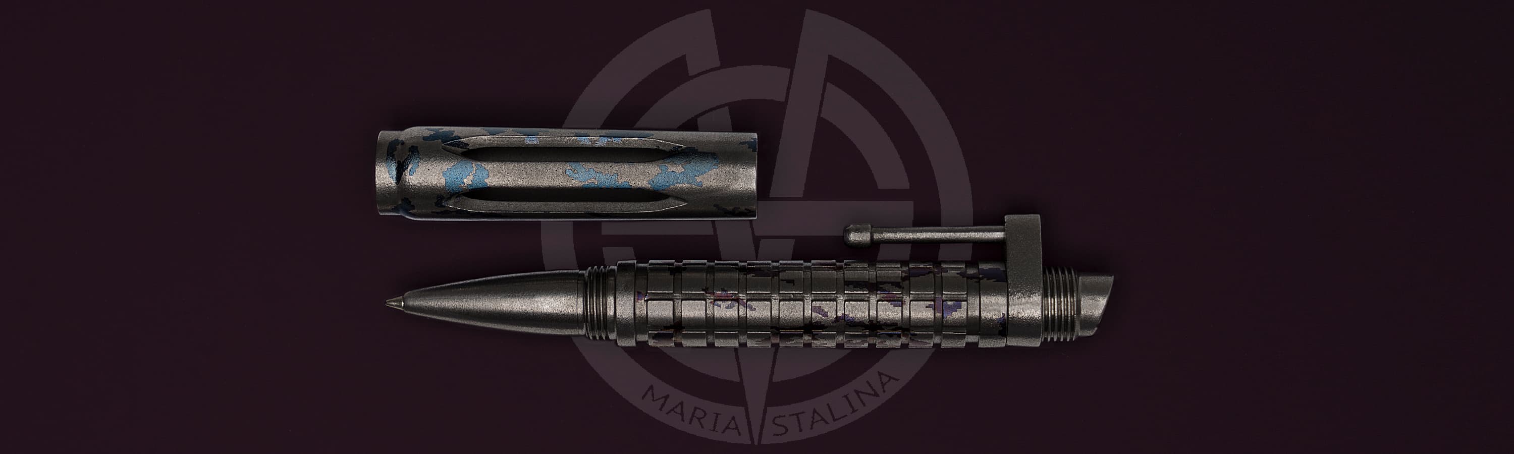 Легенда СВД синий тактическая ручка Streltsov P&A_2 Легенда СВД синий тактическая ручка Streltsov P&A_2