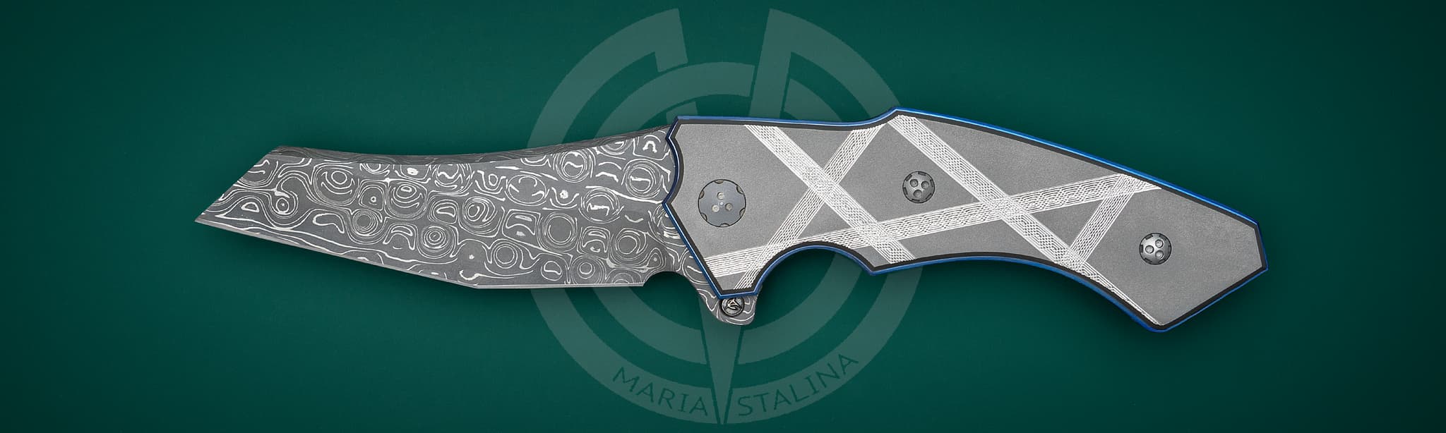 Allen Elishewitz нож Black Dolphin Chad Nichols Damascus Allen Elishewitz нож Black Dolphin Chad Nichols Damascus