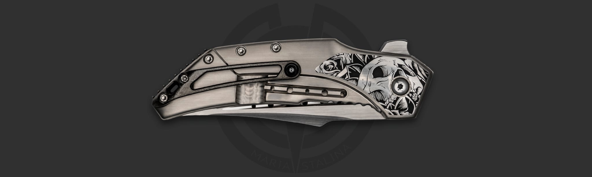 Begg Knives нож Astio Skulls & Roses_5 Begg Knives нож Astio Skulls & Roses_5