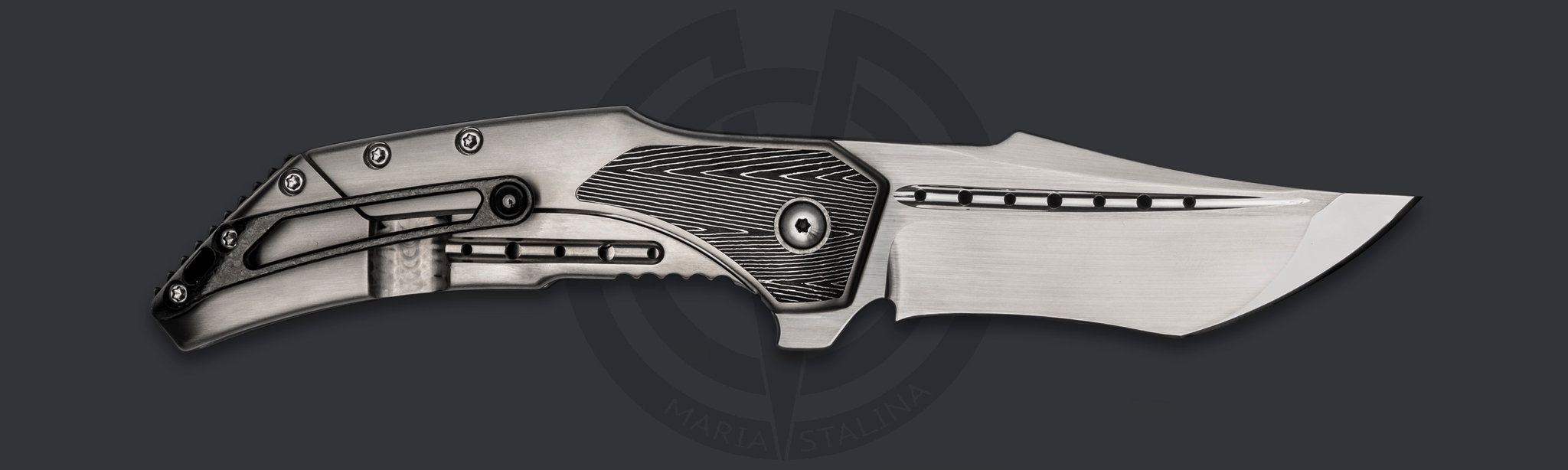 Begg Knives Astio Damascus Bolster_1 Begg Knives Astio Damascus Bolster_1