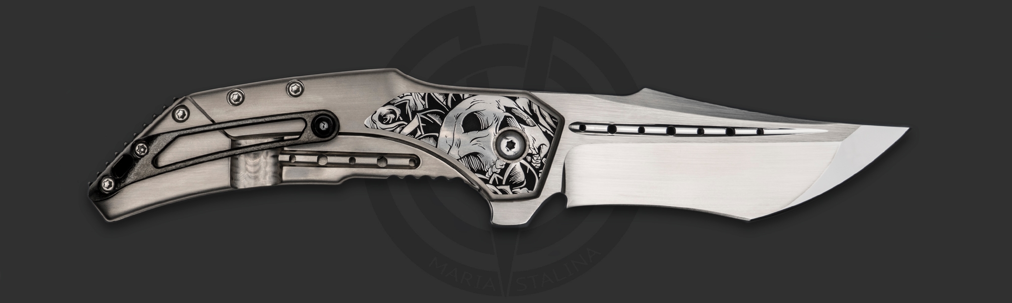 Begg Knives нож Astio Skulls & Roses_1 Begg Knives нож Astio Skulls & Roses_1