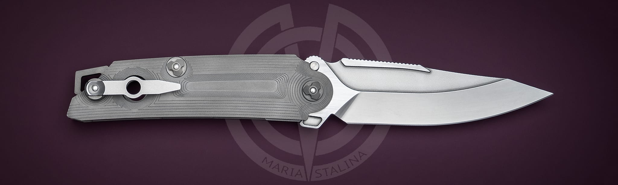 The knife Borziy Comanche Ti SiL Manufactory_1 The knife Borziy Comanche Ti SiL Manufactory_1