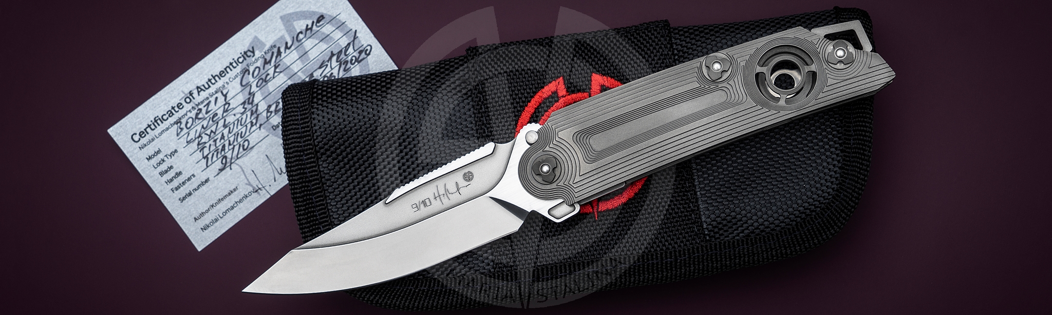 The knife Borziy Comanche Ti SiL Manufactory_6 The knife Borziy Comanche Ti SiL Manufactory_6