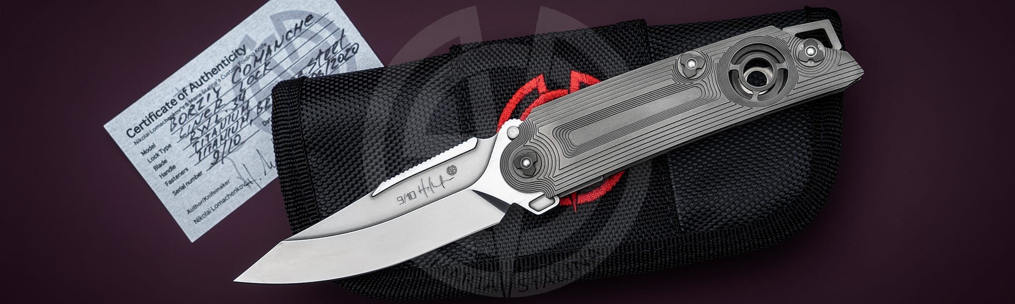 The knife Borziy Comanche Ti SiL Manufactory_6 The knife Borziy Comanche Ti SiL Manufactory_6