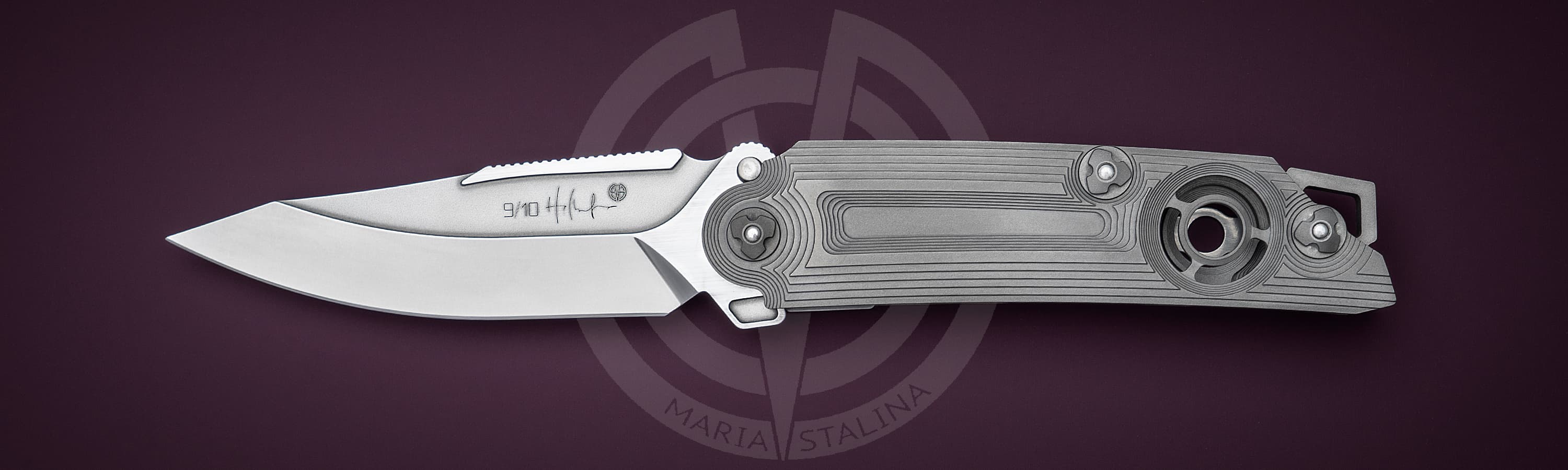 The knife Borziy Comanche Ti SiL Manufactory The knife Borziy Comanche Ti SiL Manufactory