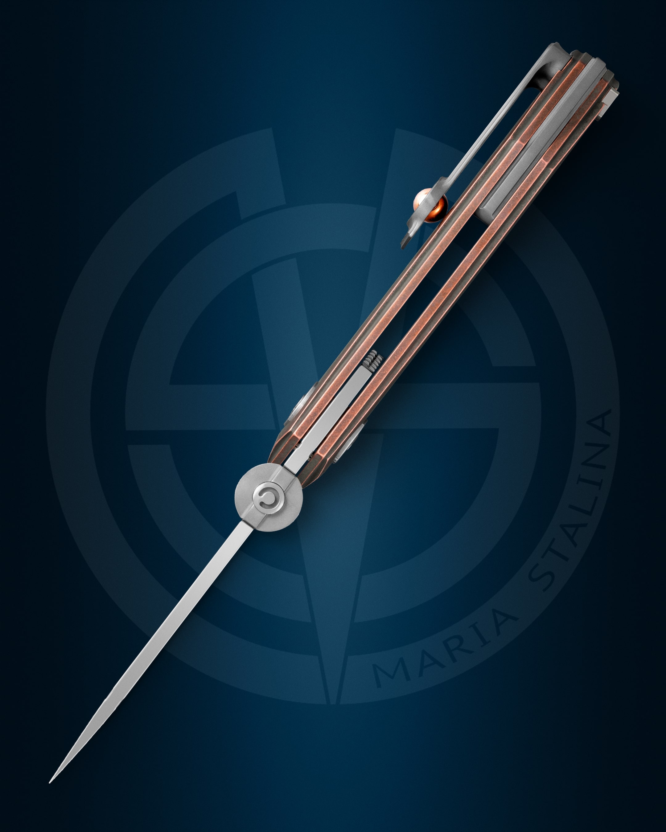 The knife Copper Snake (CS) Proto SiL Manufactory_2 The knife Copper Snake (CS) Proto SiL Manufactory_2