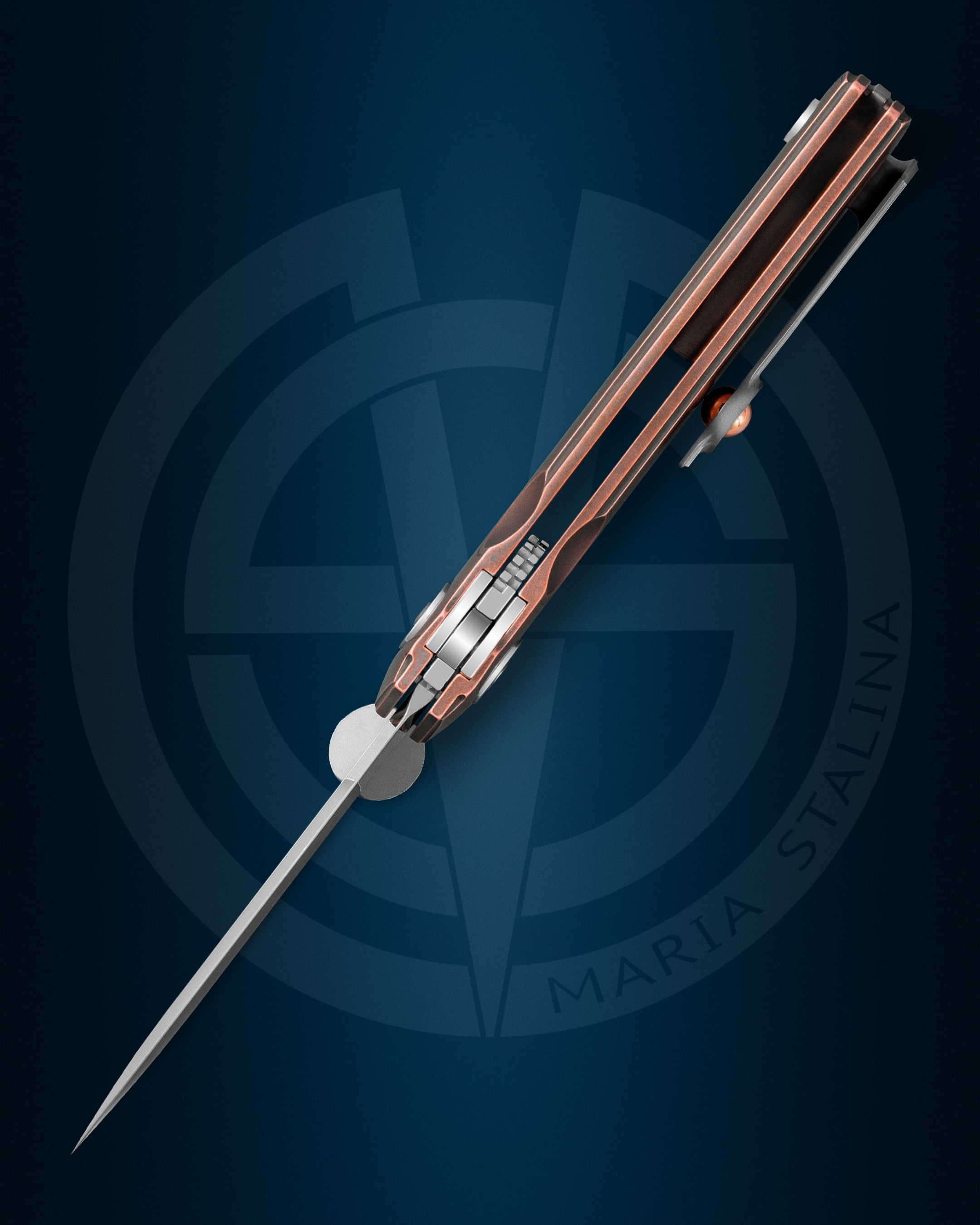 The knife Copper Snake (CS) Proto SiL Manufactory_3 The knife Copper Snake (CS) Proto SiL Manufactory_3