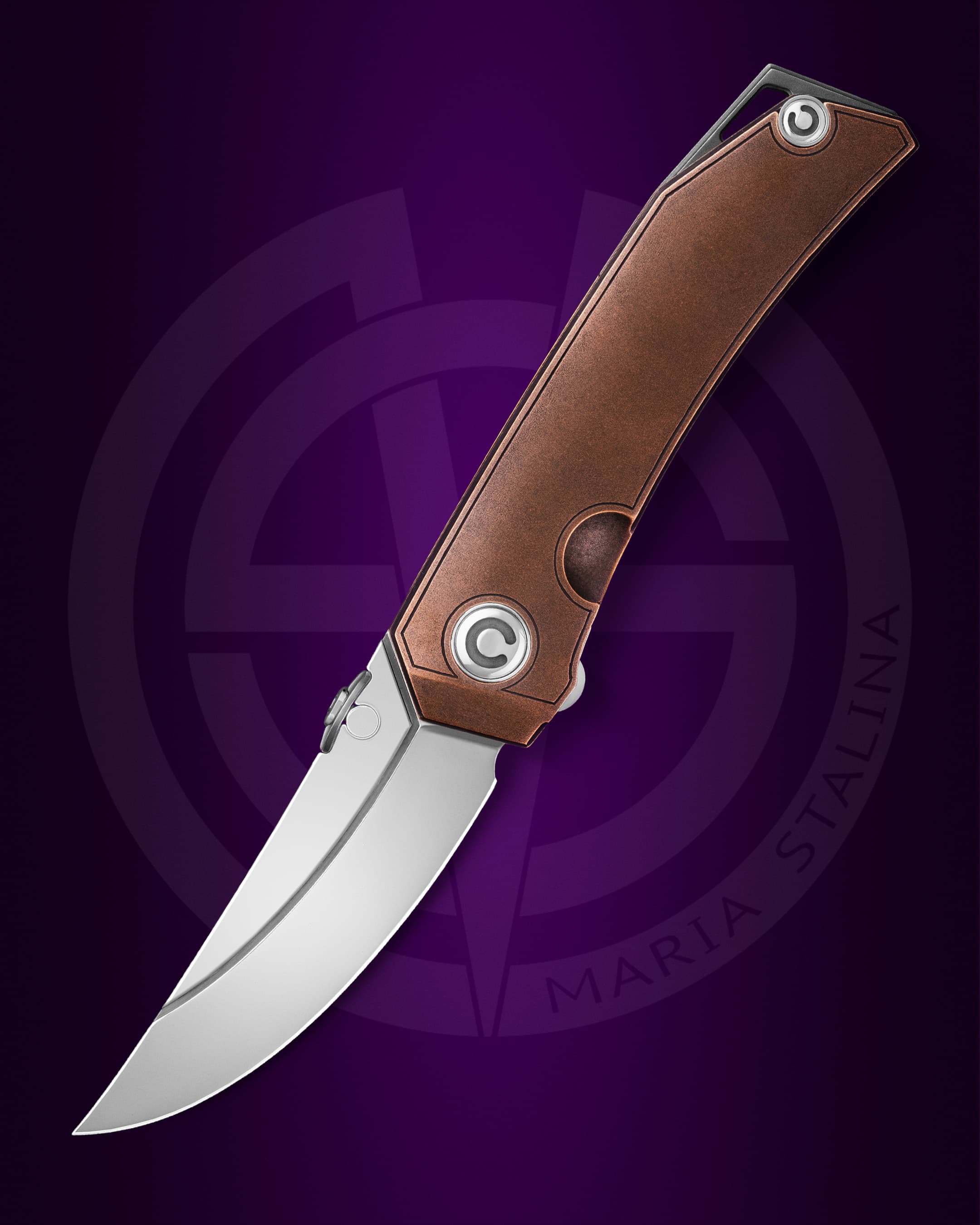 The knife Copper Snake (CS) Proto 2/2 SiL Manufactory The knife Copper Snake (CS) Proto 2/2 SiL Manufactory