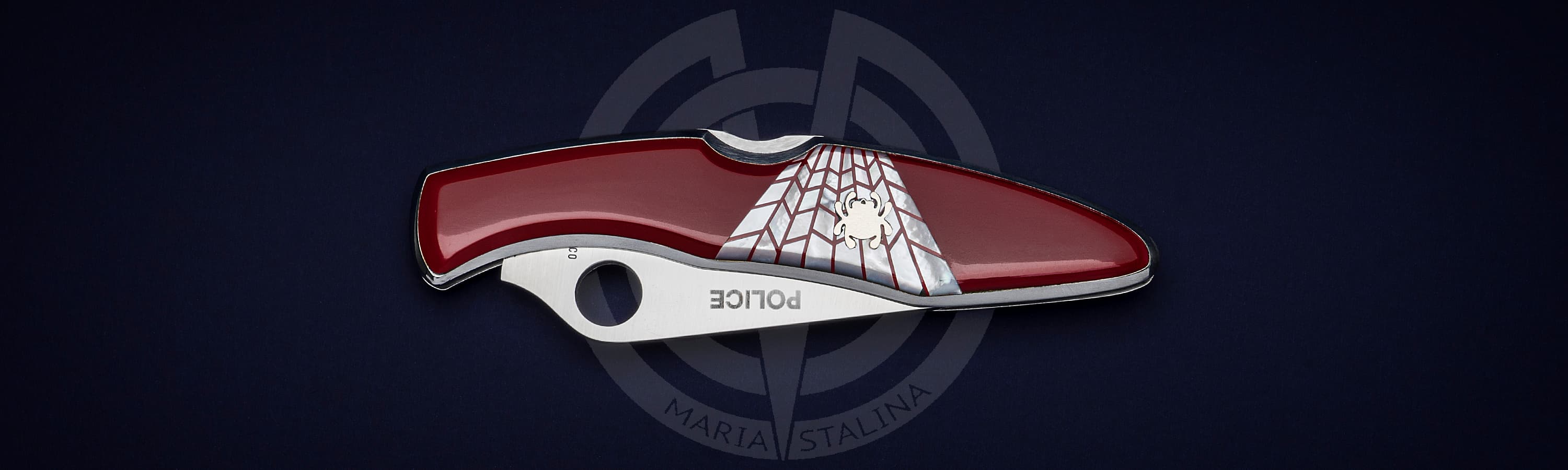 Spyderco нож Police Red_4 Spyderco нож Police Red_4