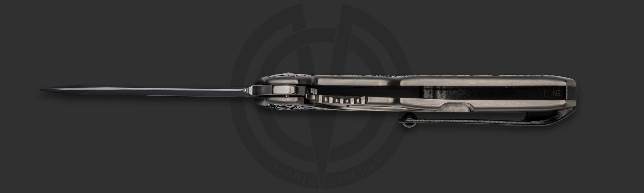 Begg Knives нож Astio Skulls & Roses_2 Begg Knives нож Astio Skulls & Roses_2