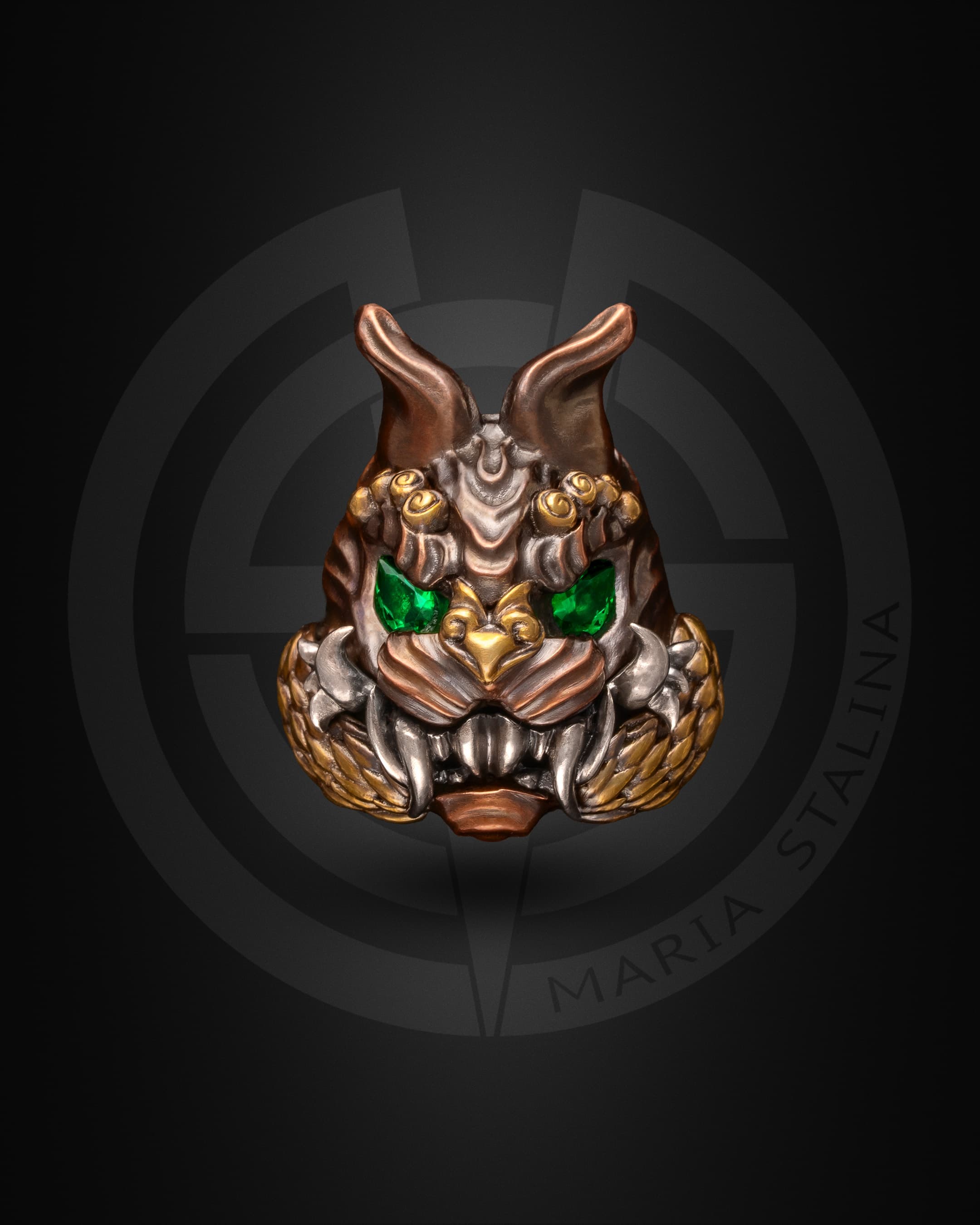 Темлячная бусина Киба Иру Кен Maria Stalina ® Темлячная бусина Киба Иру Кен Maria Stalina ®