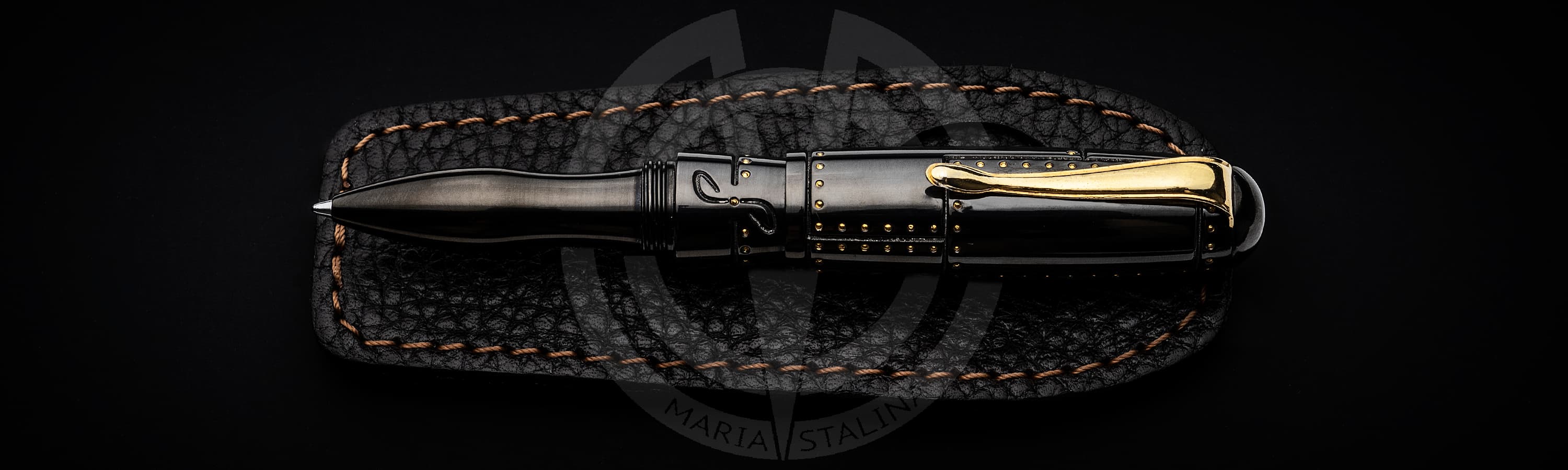 Тактическая ручка Streltsov P&A Zeppelin black_3 Тактическая ручка Streltsov P&A Zeppelin black_3