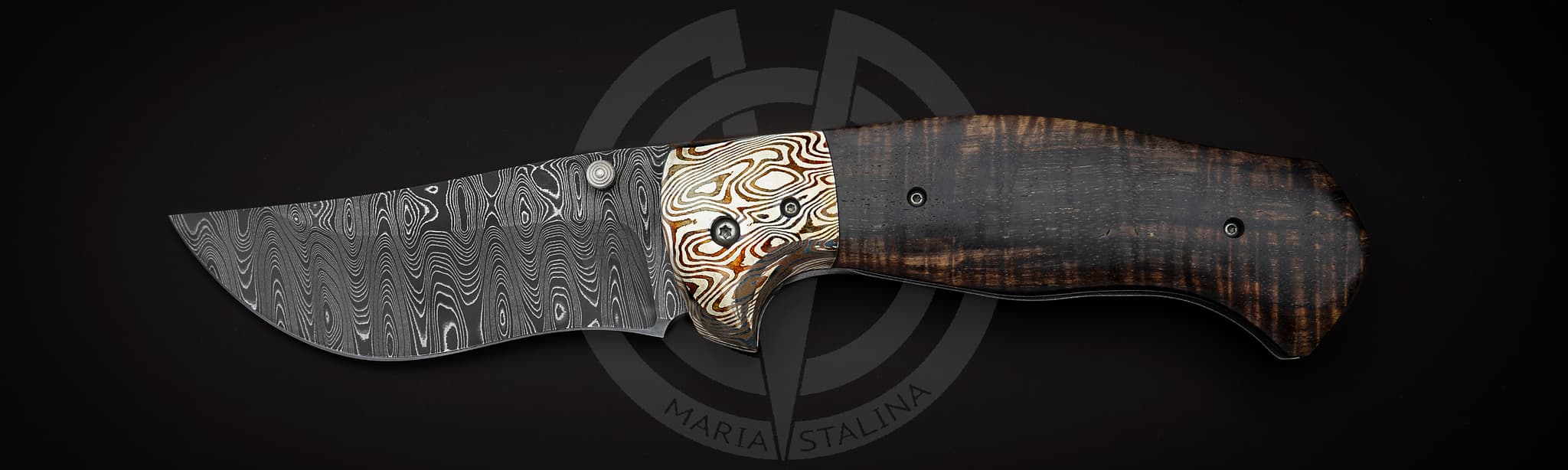 Les George нож Hydra XL Damascus Les George нож Hydra XL Damascus